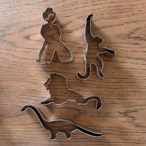 Set of Silver Cookie Cutters